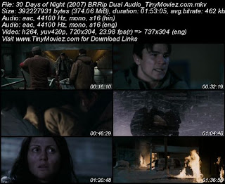 30 Days of Night 2007 BRRip Dual Audio 300MB