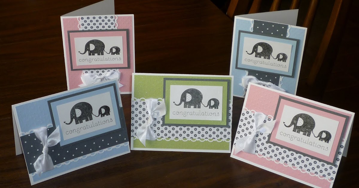 Elaina's Cards and Crafts Baby Cards