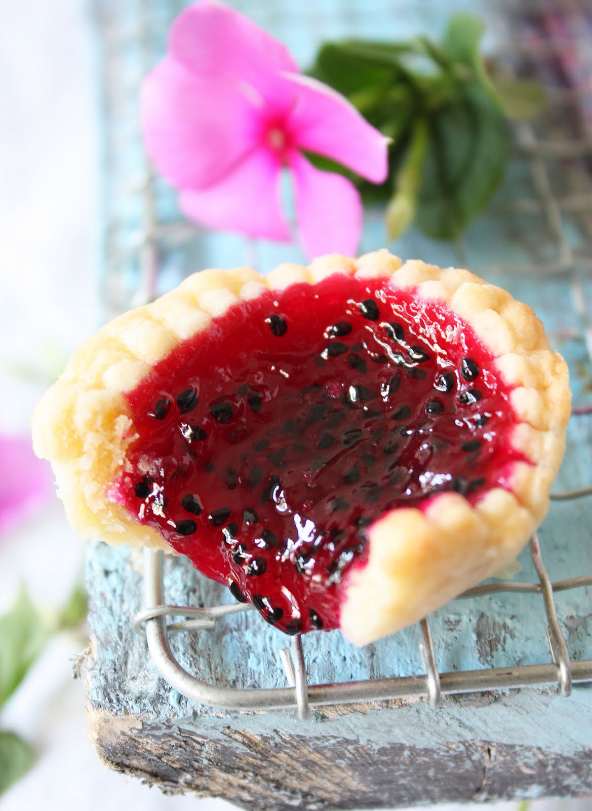 Cherry on a Cake DRAGON FRUIT JAM AND DRAGON FRUIT TARTLETS