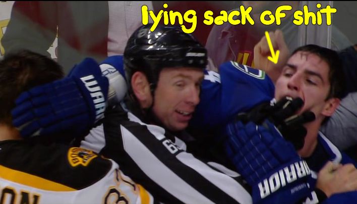 Alex Burrows is denying that