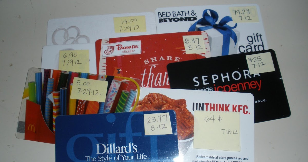 LM.DESIGNS Organizing Gift Card Balances