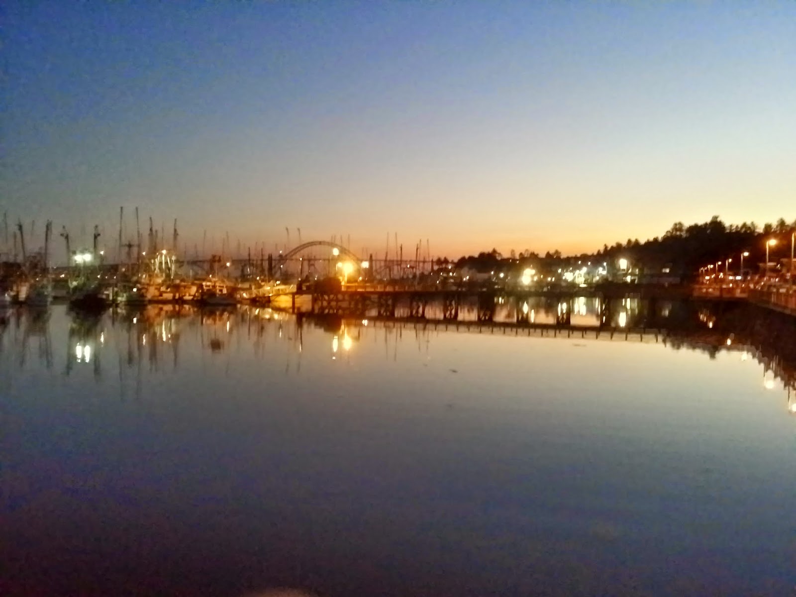 harbor of Newport, OR