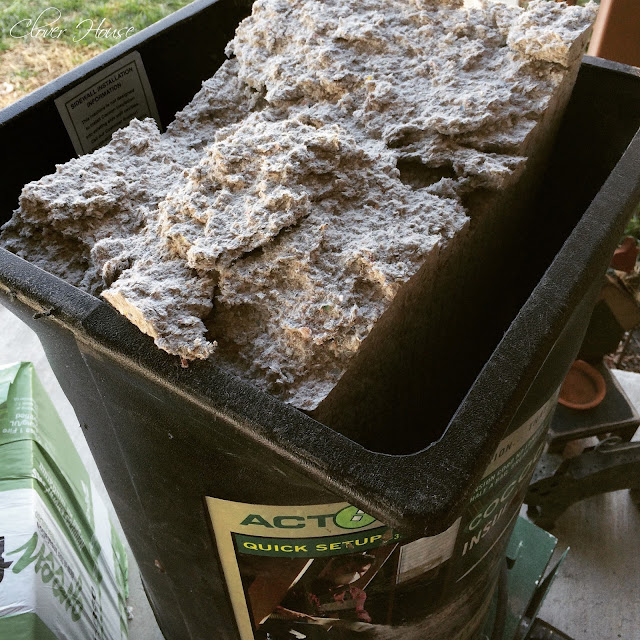 Clover House DIY Blownin Insulation Using GreenFiber Insulation
