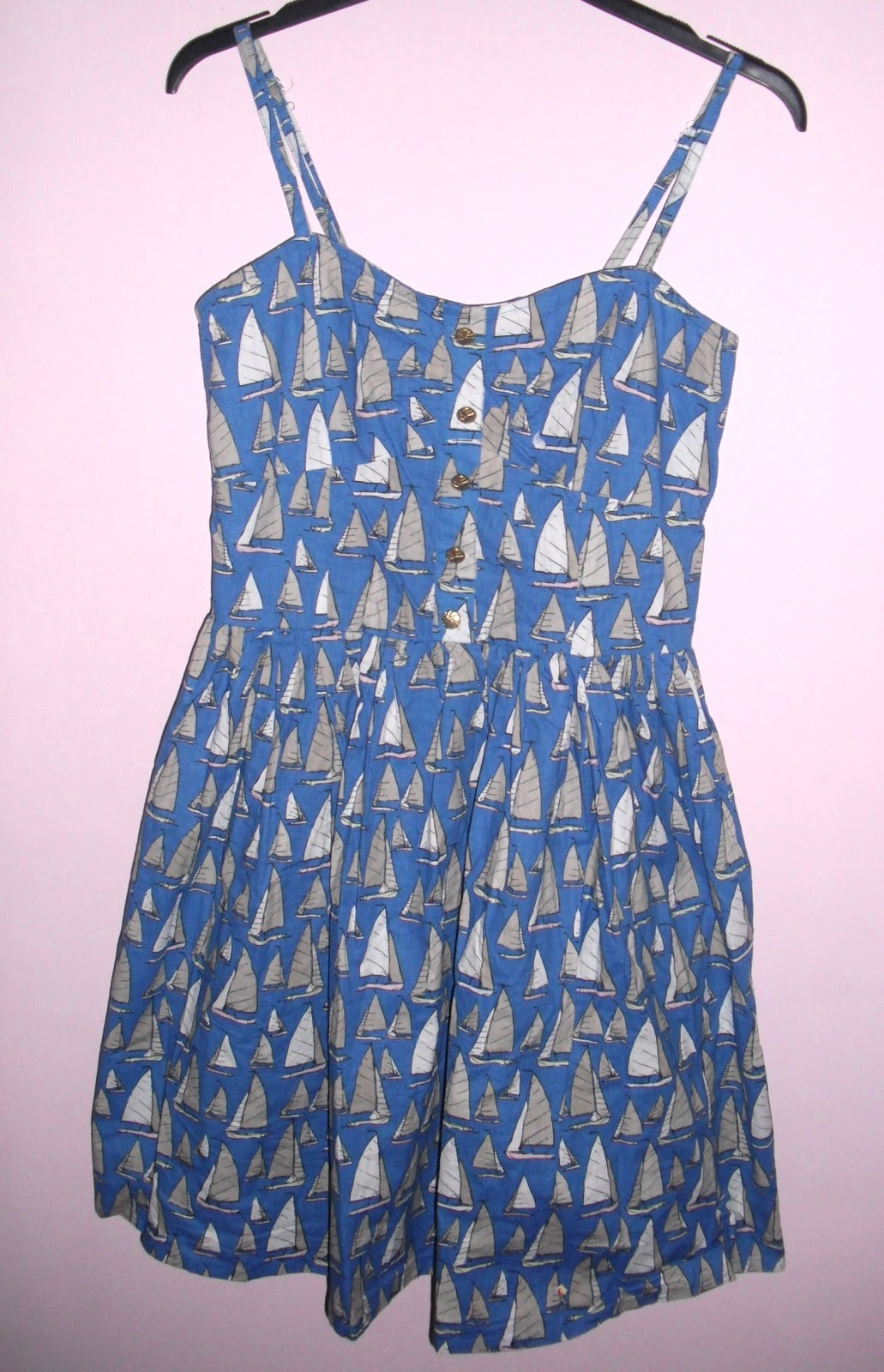 Boat Print Dress