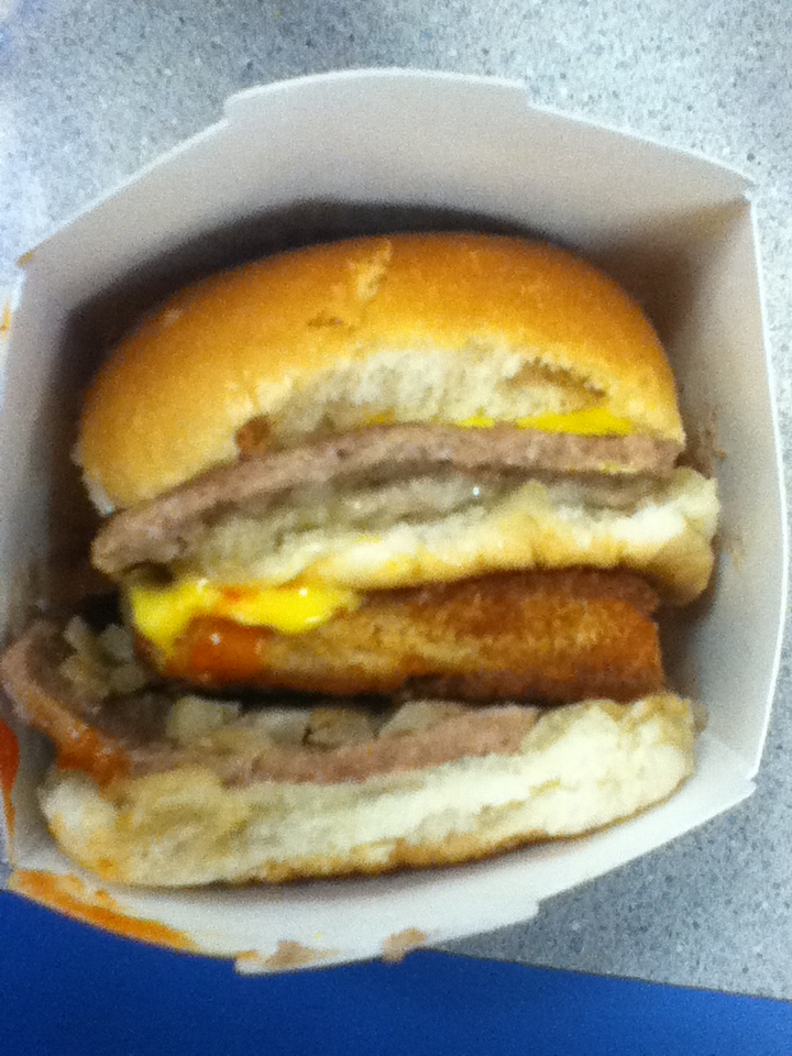 surf and turf slider white castle