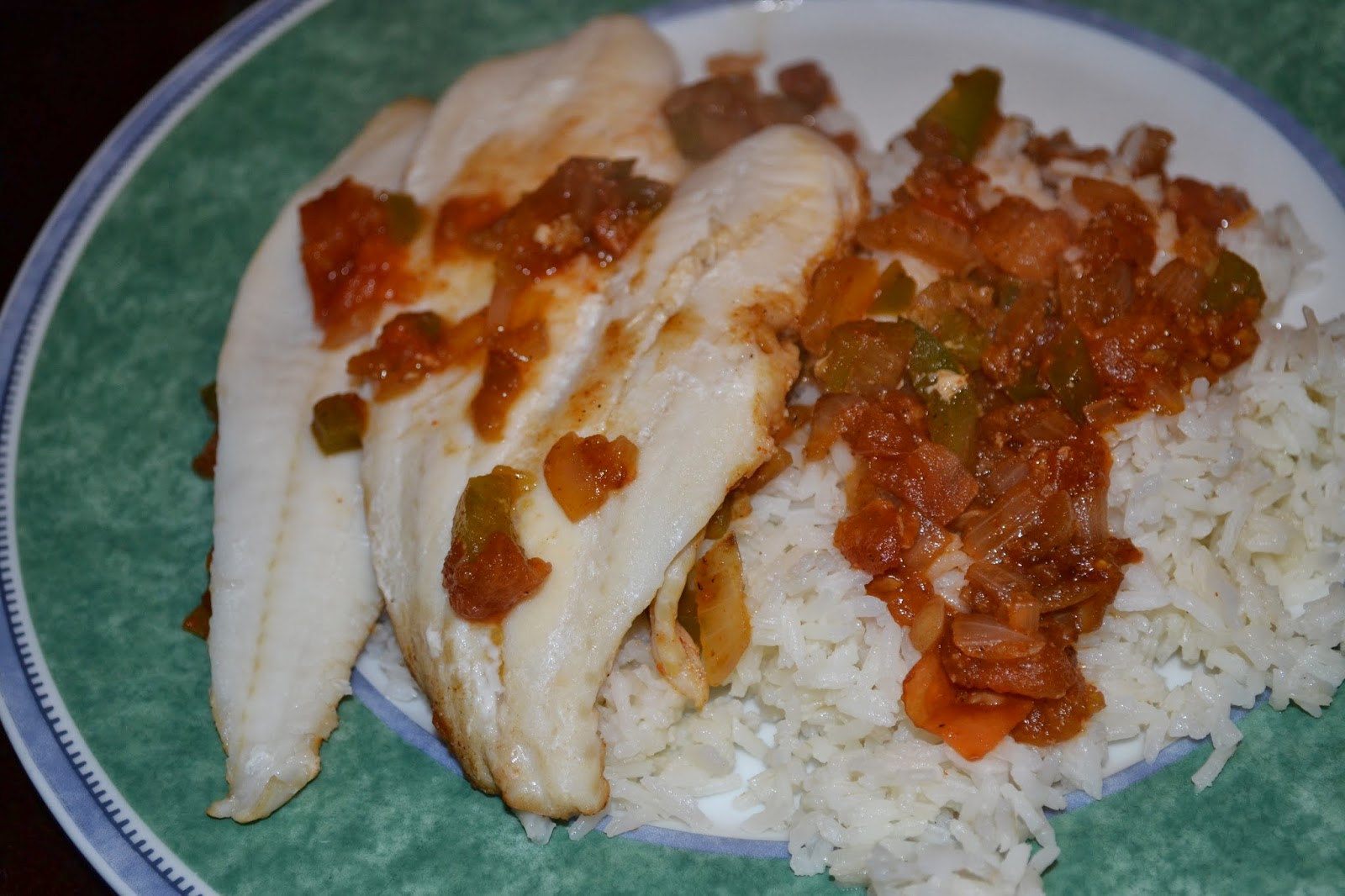 Al's Recipe Reviews Skillet Cajun Spiced Flounder with Tomatoes