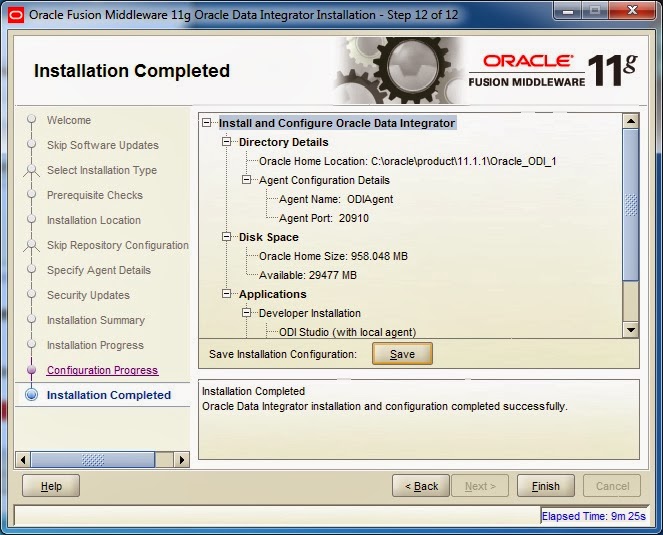 Obiee&Cognos Oracle Data IntegratorInstallation