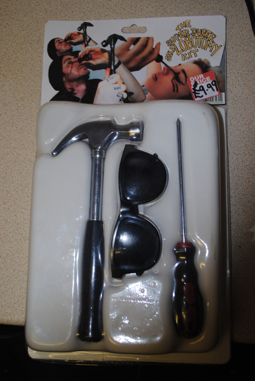 Incurable Insane Lobotomy kit prototype.