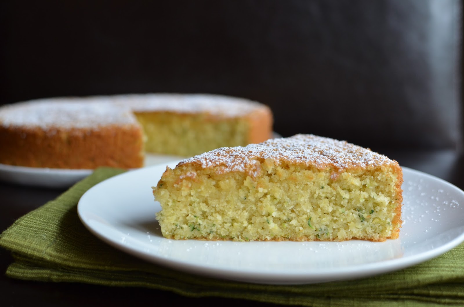 Playing with Flour Zucchinialmond cake