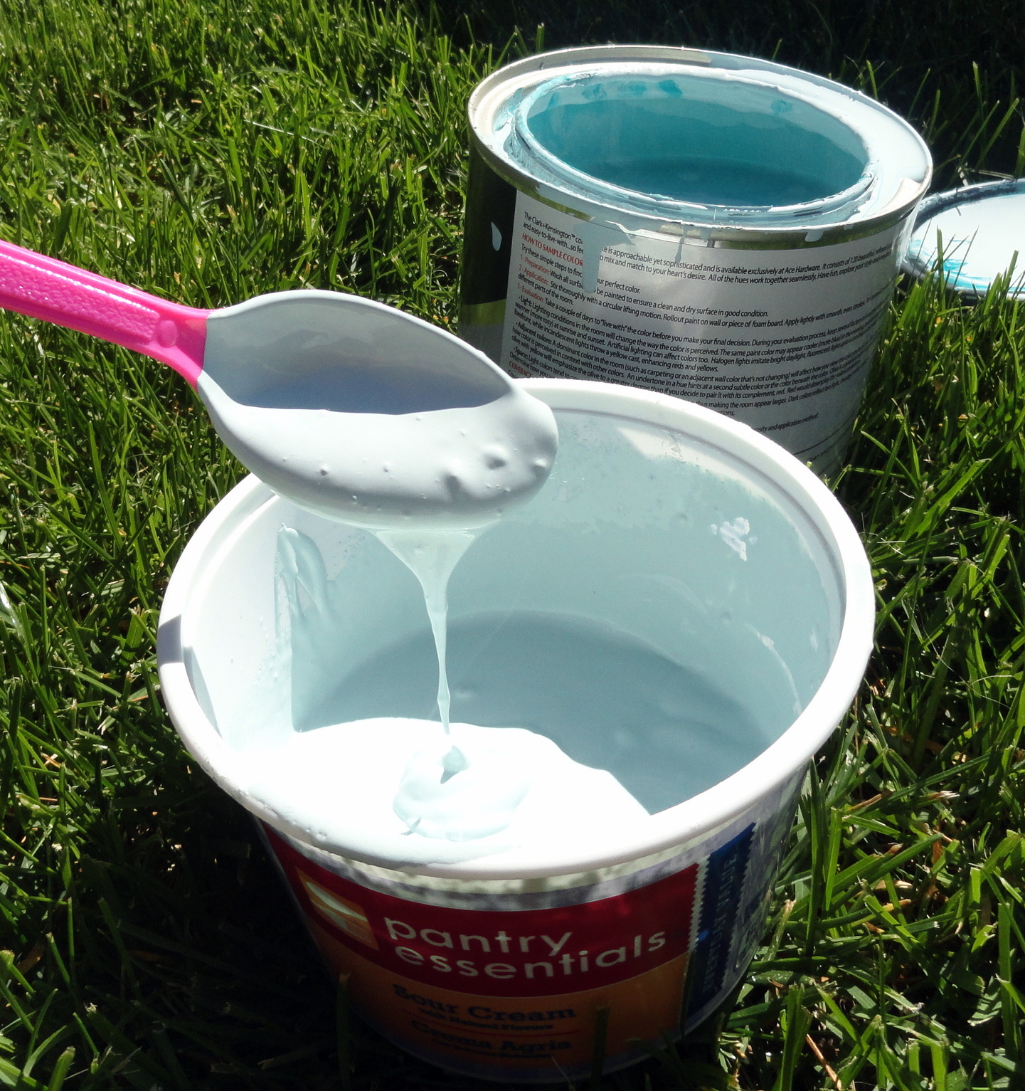 My {cheap} chalk paint recipe Rachel Teodoro