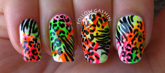 Neon Animal Print: outdoors, shade