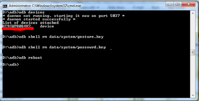 hapus password/pin/pattern via adb
