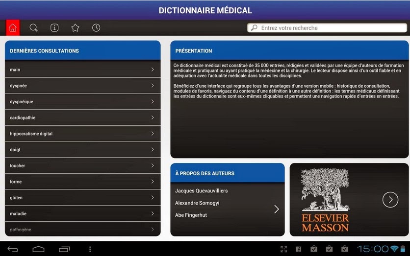 Définition termes médicaux