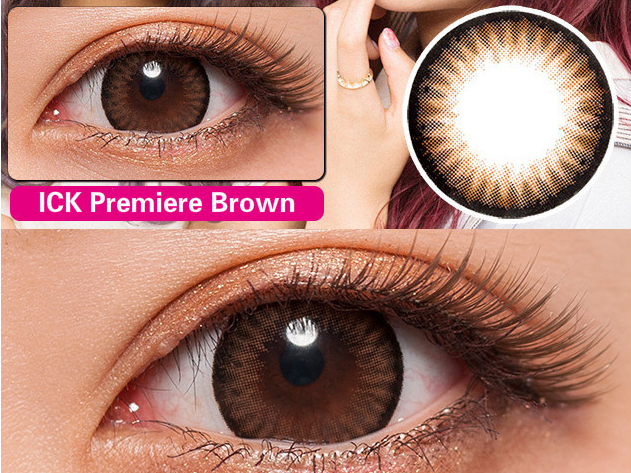 ICK Premiere Brown circle lens review