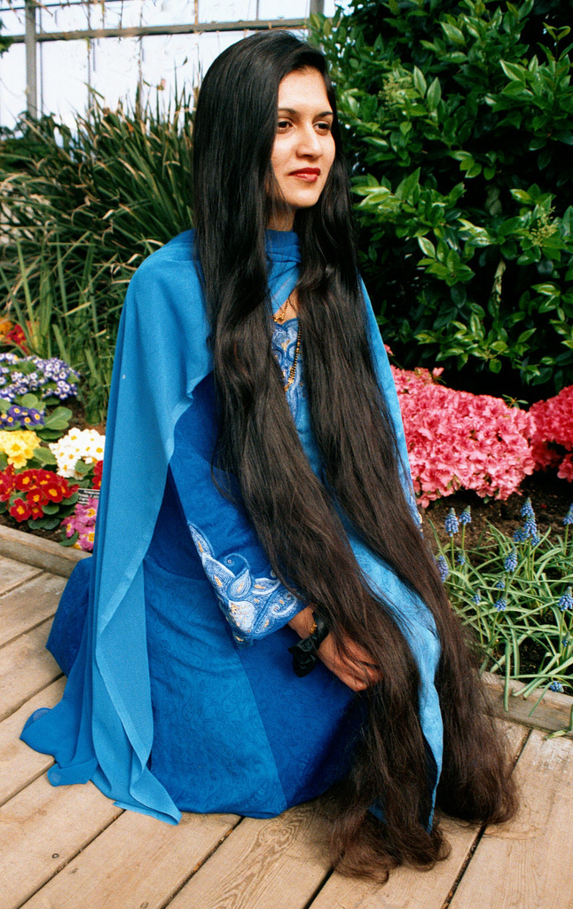 Long Hair Indian Womens