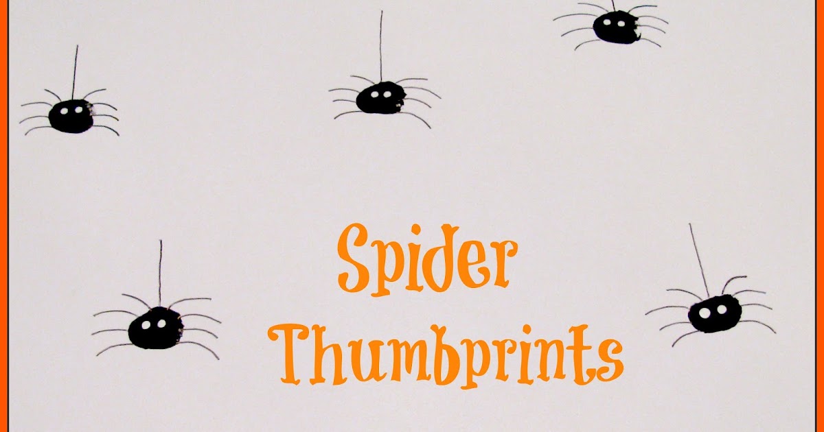 October Morning: Handprint Art spiders