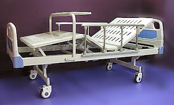 Electric hospital bed double fowler