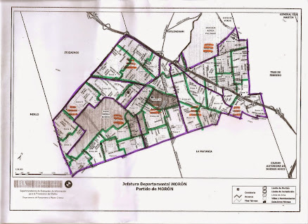 Mapa Municipio de Moron