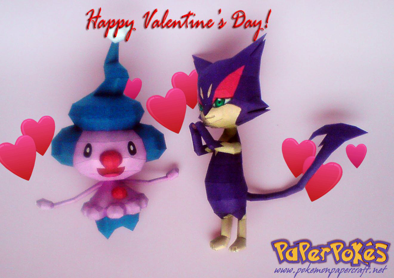 All About Me Purrloin Pokemon Papercraft
