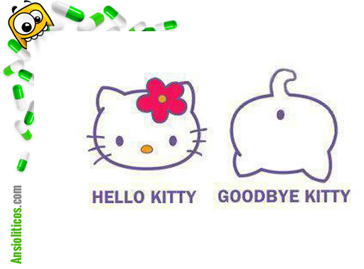 Chiste de Hello Kitty - Goodbye Kitty