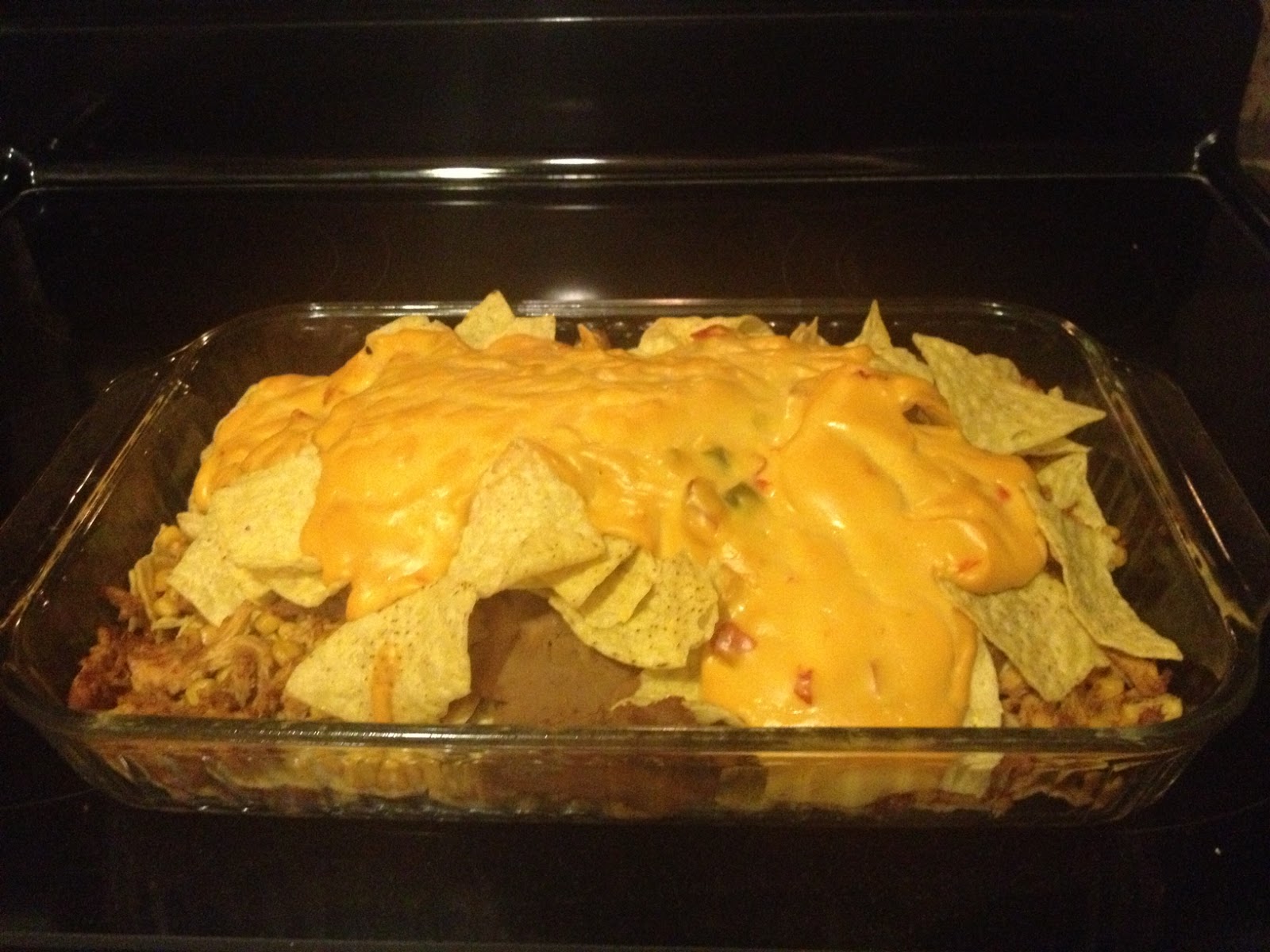 Sugar and Spice Chicken Nachos Using Canned Chicken