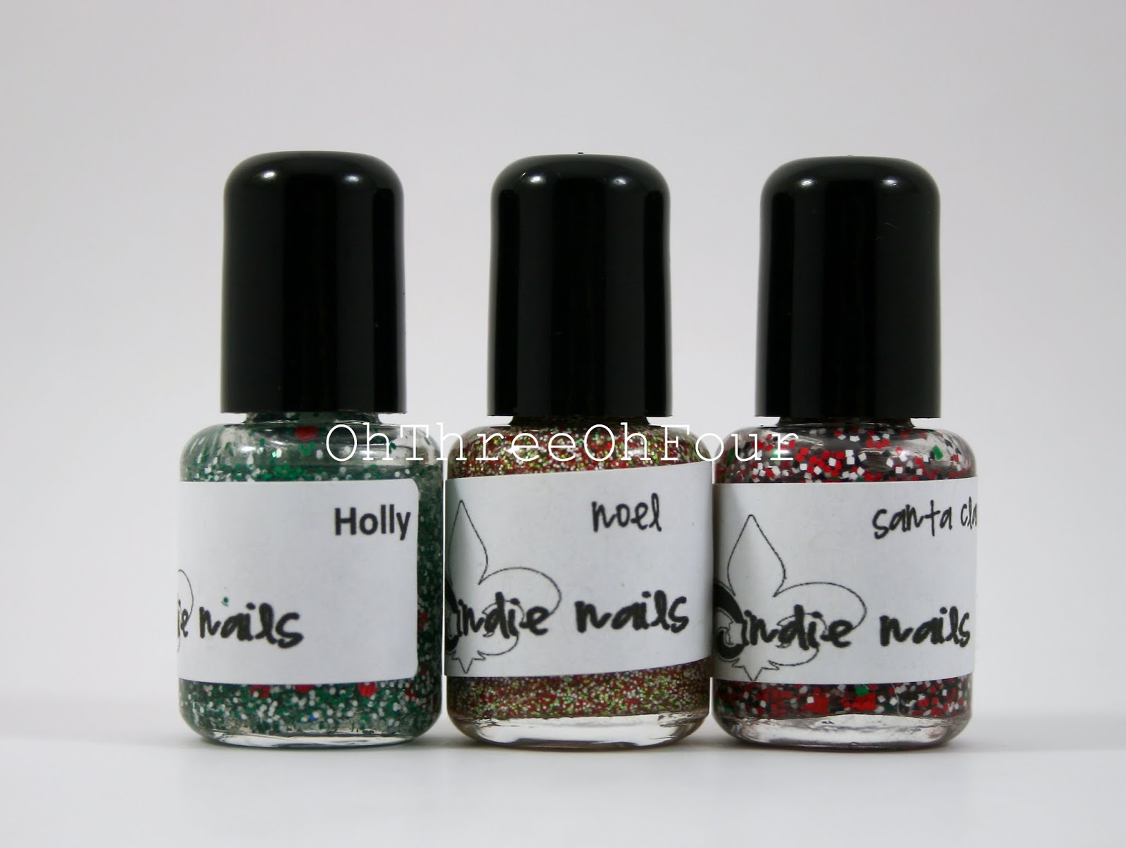 Oh Three Oh Four Jindie Nails Holly, Noel and Santa Claws Reviews