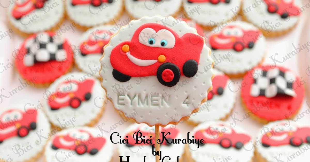 Cici Bici Kurabiye &amp; Cupcake &amp; Pasta İzmit Arabalı Doğum Günü Kurabiyeleri