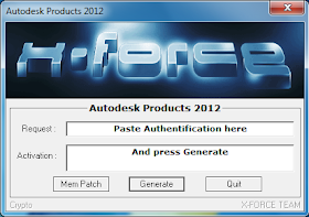 AutoDesk Autocad 2012 x64 (64bit) (Product Key and Xforce Keygen)