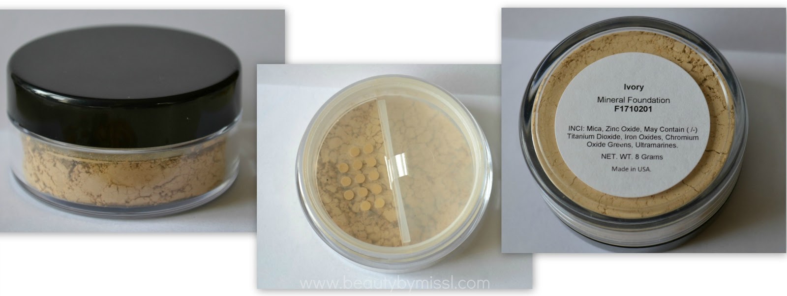 Mineral Foundation in Ivory from Candy Minerals