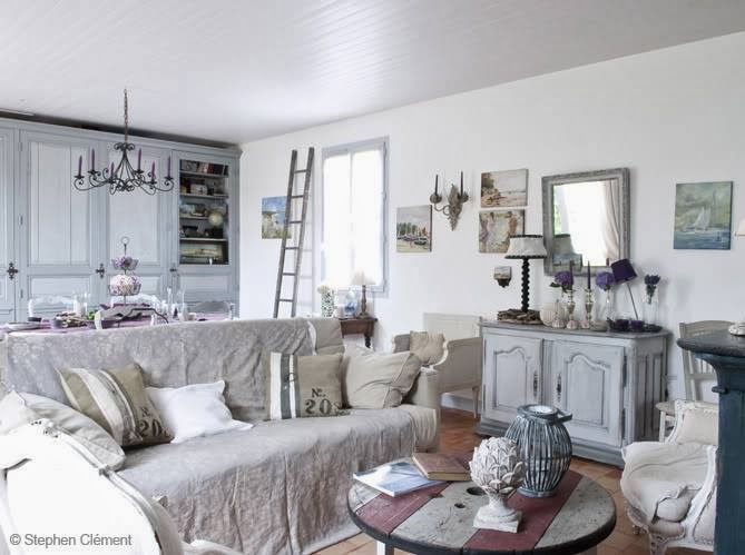 Shabby chic de viviana fortunato: septiembre 2014 Muebles color gris