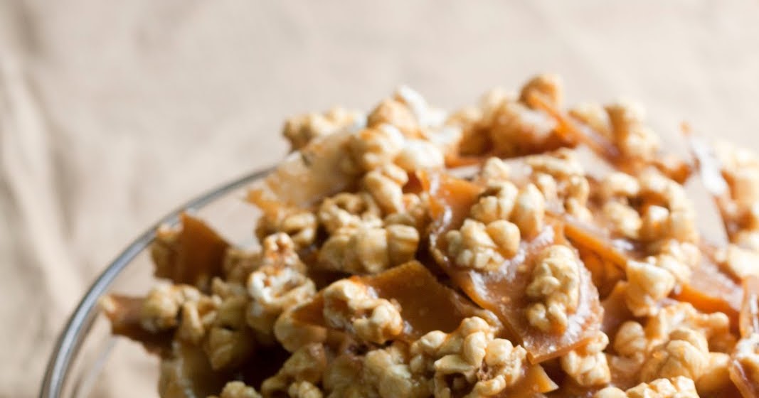 Caramel Corn Brittle hummingbird high a desserts and baking blog