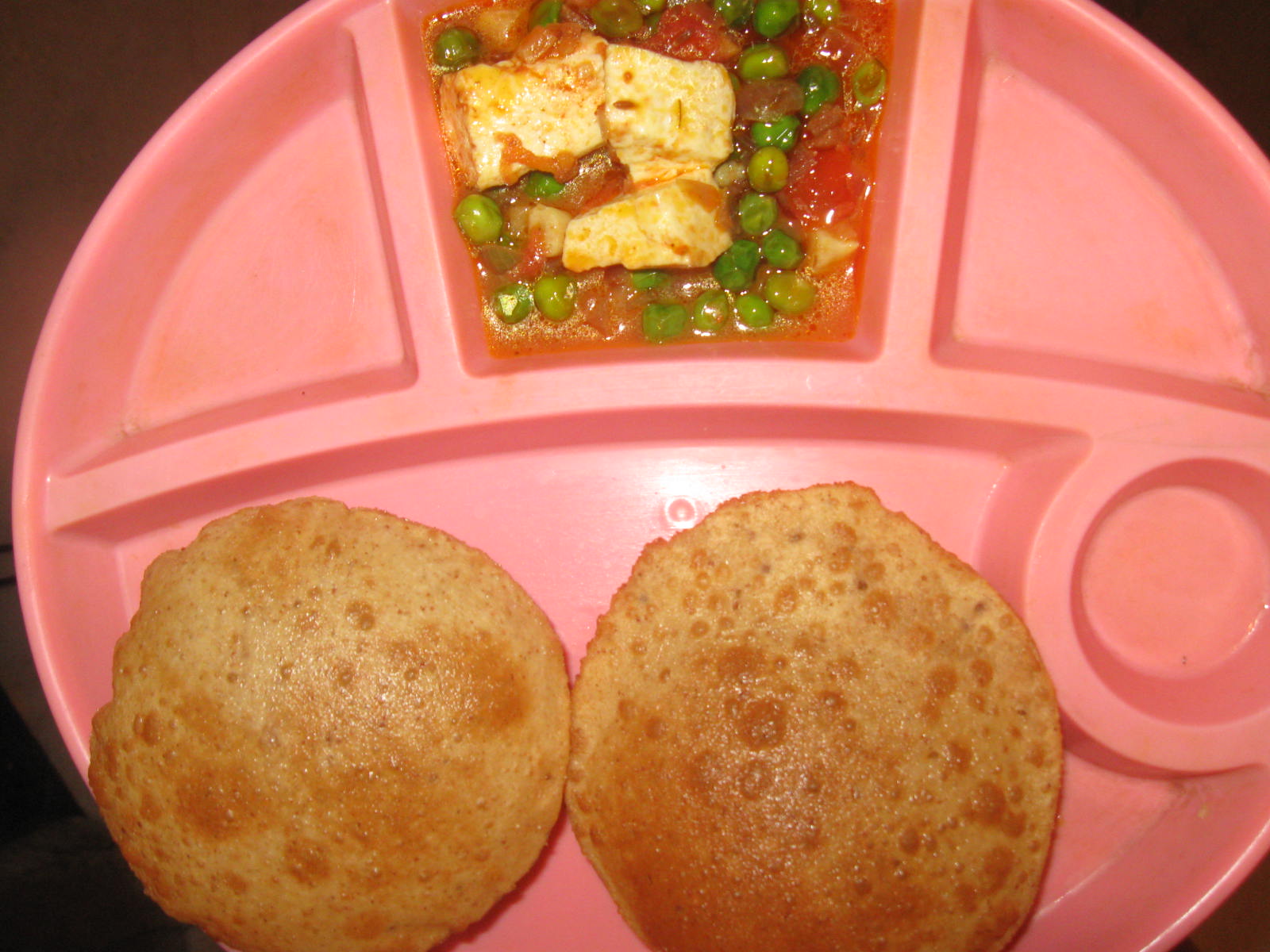 Indian Vegetarian Recipes Ajwain Poori/Carom Seed and Whole Wheat