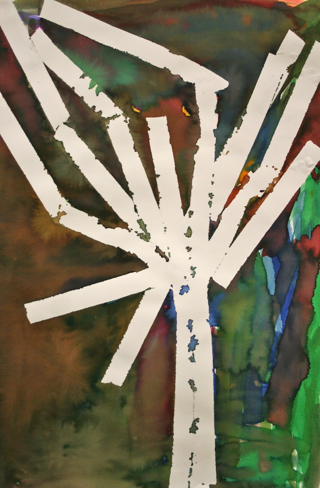 FLYING CRAYONS and other adventures in my elementary art room MASKING