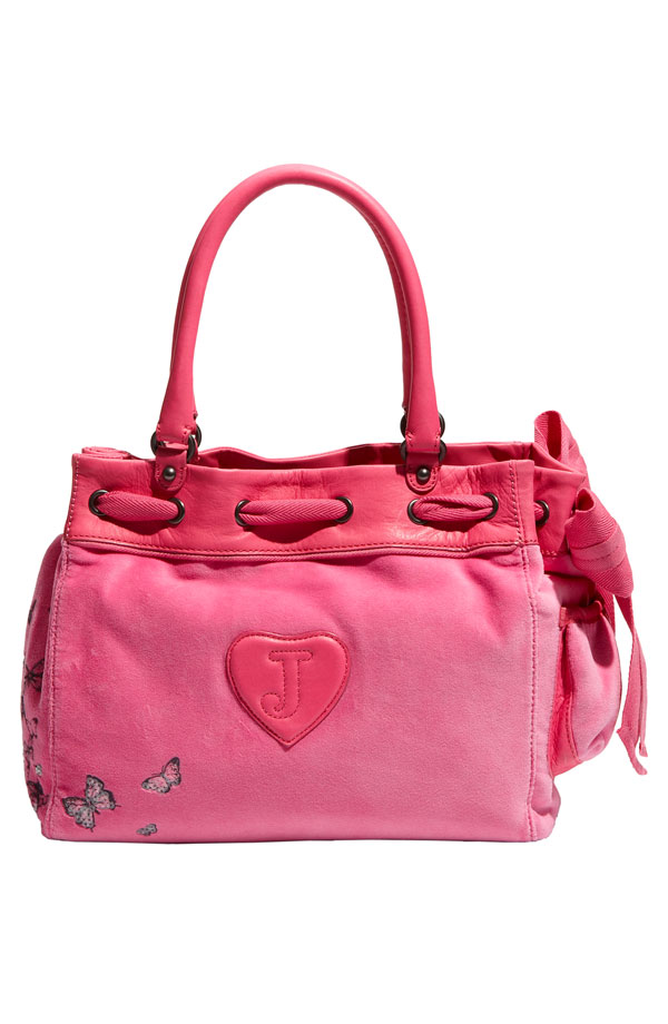 AUTHENTIC DESIGNER BAGS BOUTIQUE Juicy Couture 'Butterfly Daydreamer' Velour Tote