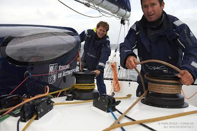 Charles Caudrelier avec Sébastien Josse sur la prochaine Transat Jacques Vabre. Charles Caudrelier avec Sébastien Josse sur la prochaine Transat Jacques Vabre.