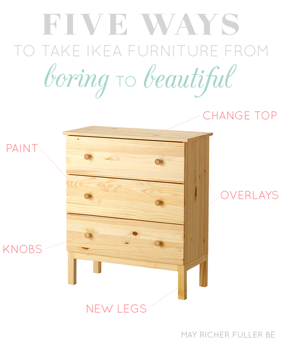 Five Ways to Take IKEA Furniture From Boring to Beautiful