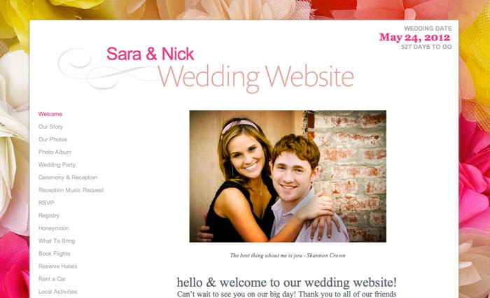weddings n style guest post get a free personalized wedding website