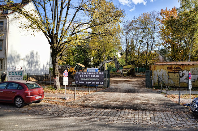 Baustelle Tiefgaragenparkplätze, Hohenzollerndamm / Berkaer Straße, 14199 Berlin, 18.10.2013