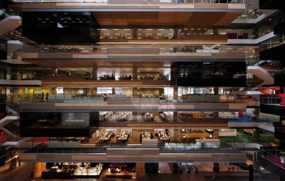 ANZ business centre atrium