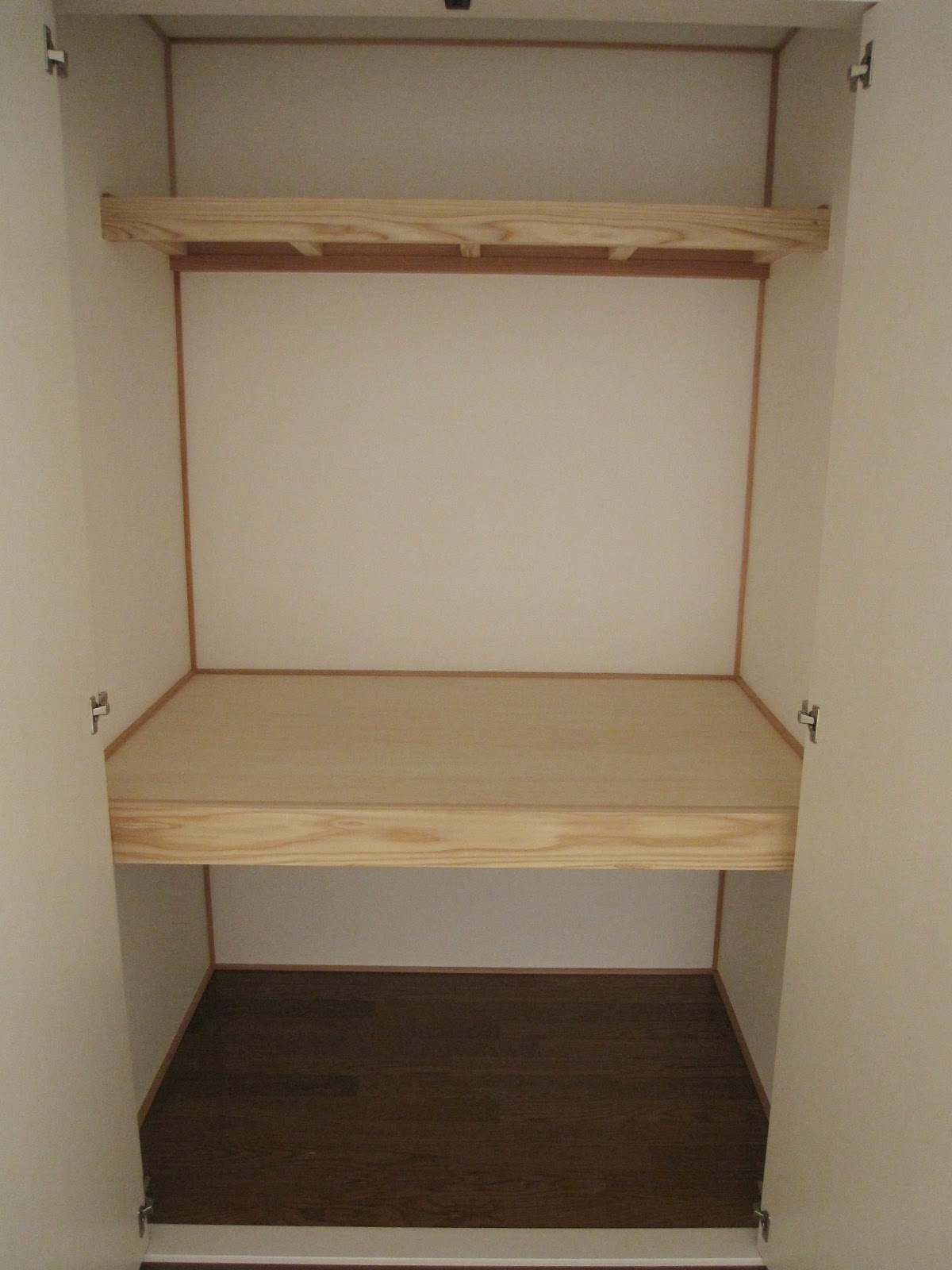 大協組 建築部 押入れの収納計画で～す