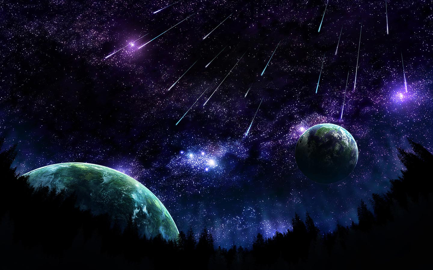 Space Meteor Shower Pure HD Wallpaper HD Wallpapers, High Quality