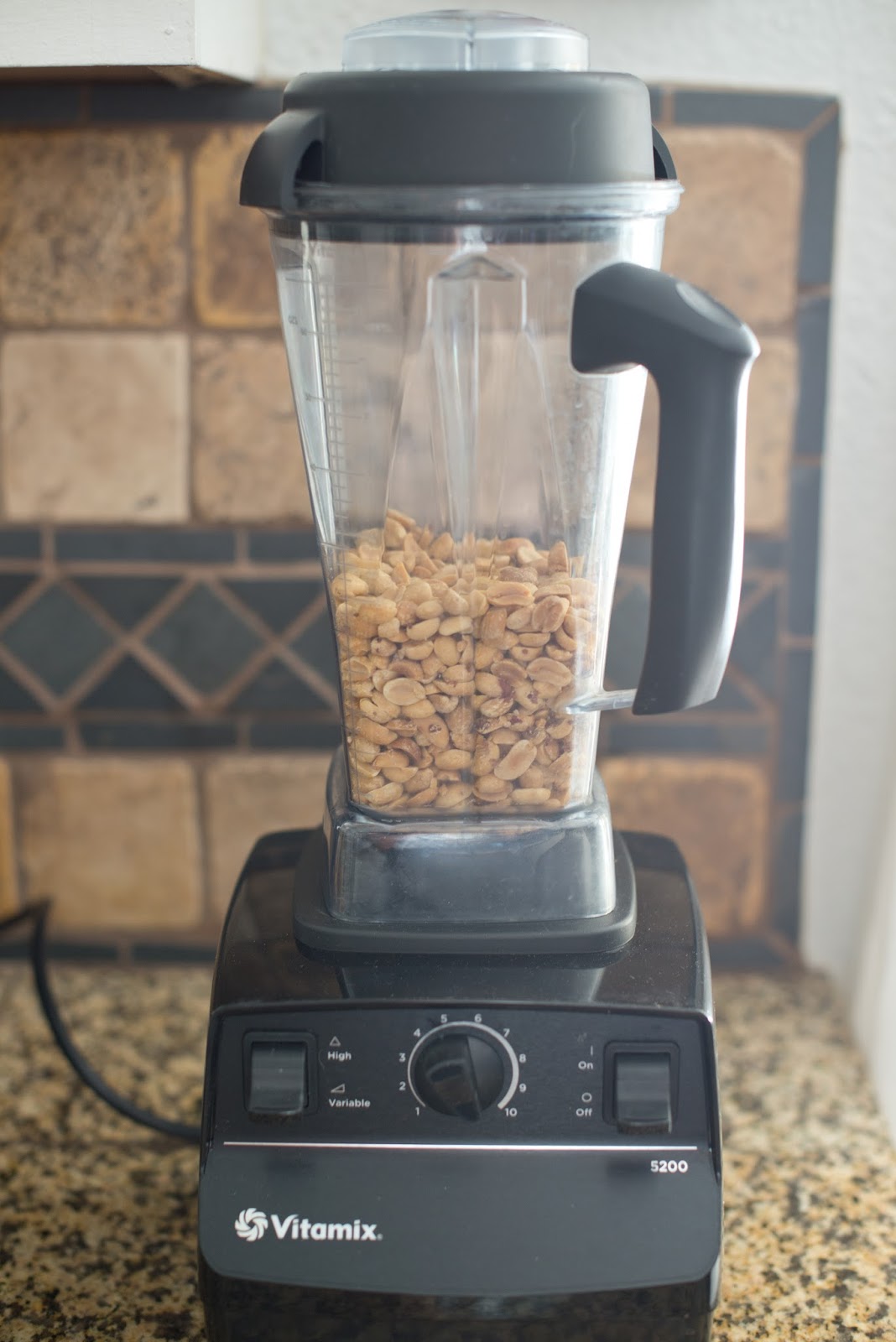 Domestic Fashionista Making Homemade Peanut Butter in the Vitamix