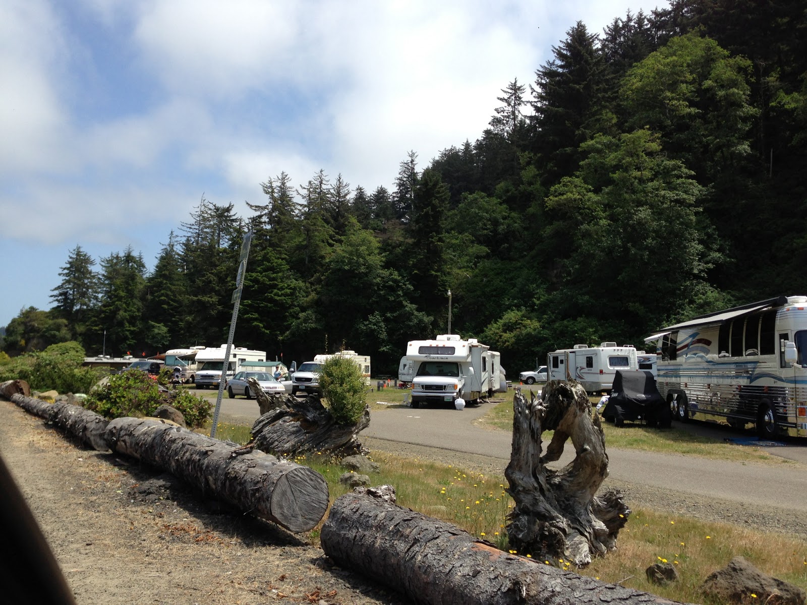 Brett And Paul On the Road Winchester Bay Oregon