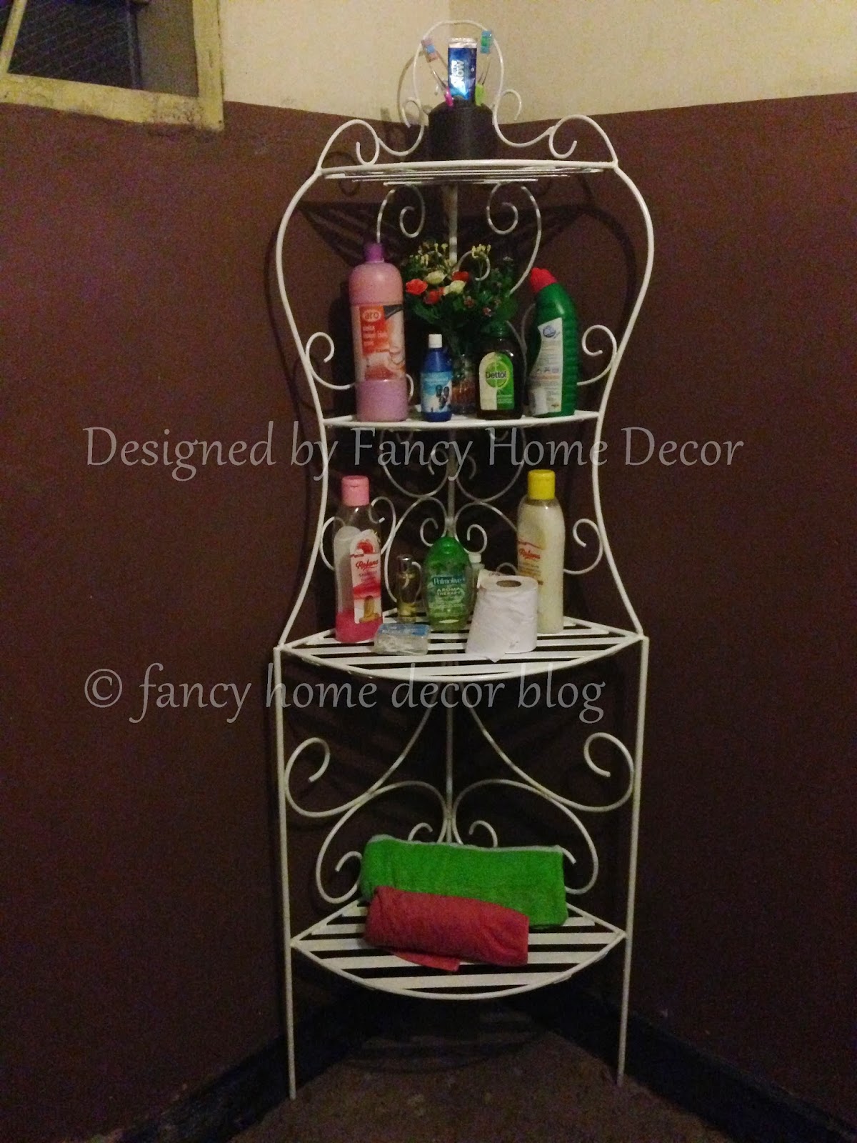 Fancy Home Decor MY PROJECT BATHROOM MIRROR, CORNER SHELVES & KABATI