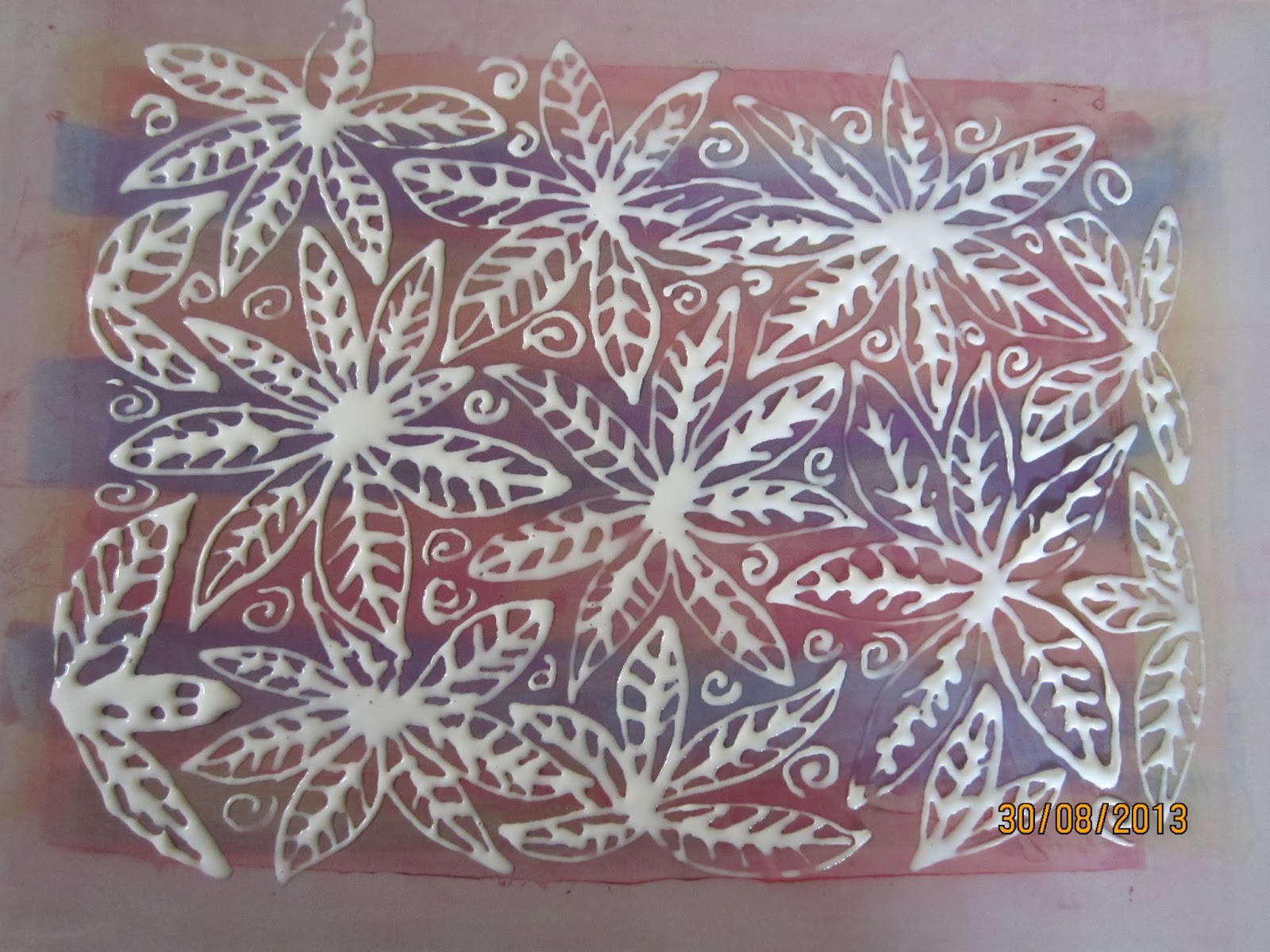 PVA Glue and Screen Printing Living to work Working to live