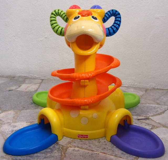 JuaiMurah Fisher Price Stand Up BAll Blast Giraffe