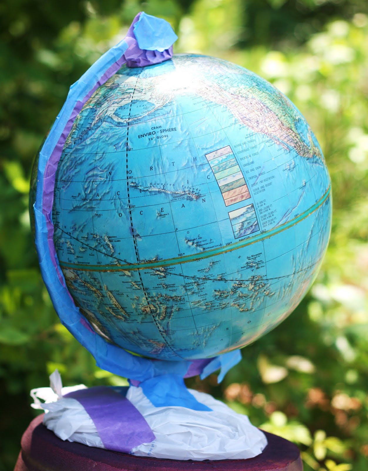 Hoot Designs Chalkboard Globe Project