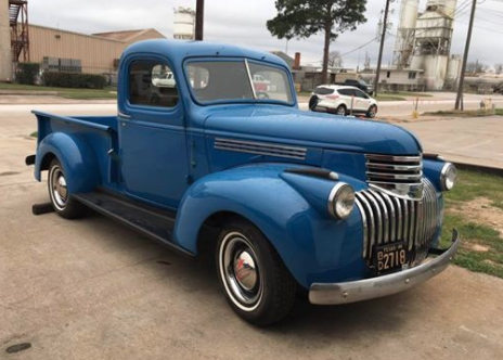 OLD BLUE TRUCK