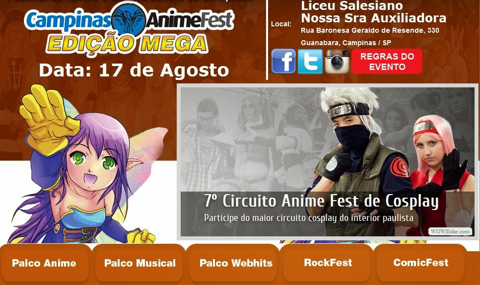 Anime Fest chega a região de Campinas agora em agosto (20)