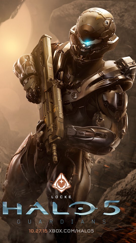 Locke Halo 5 Guardians Android Wallpaper